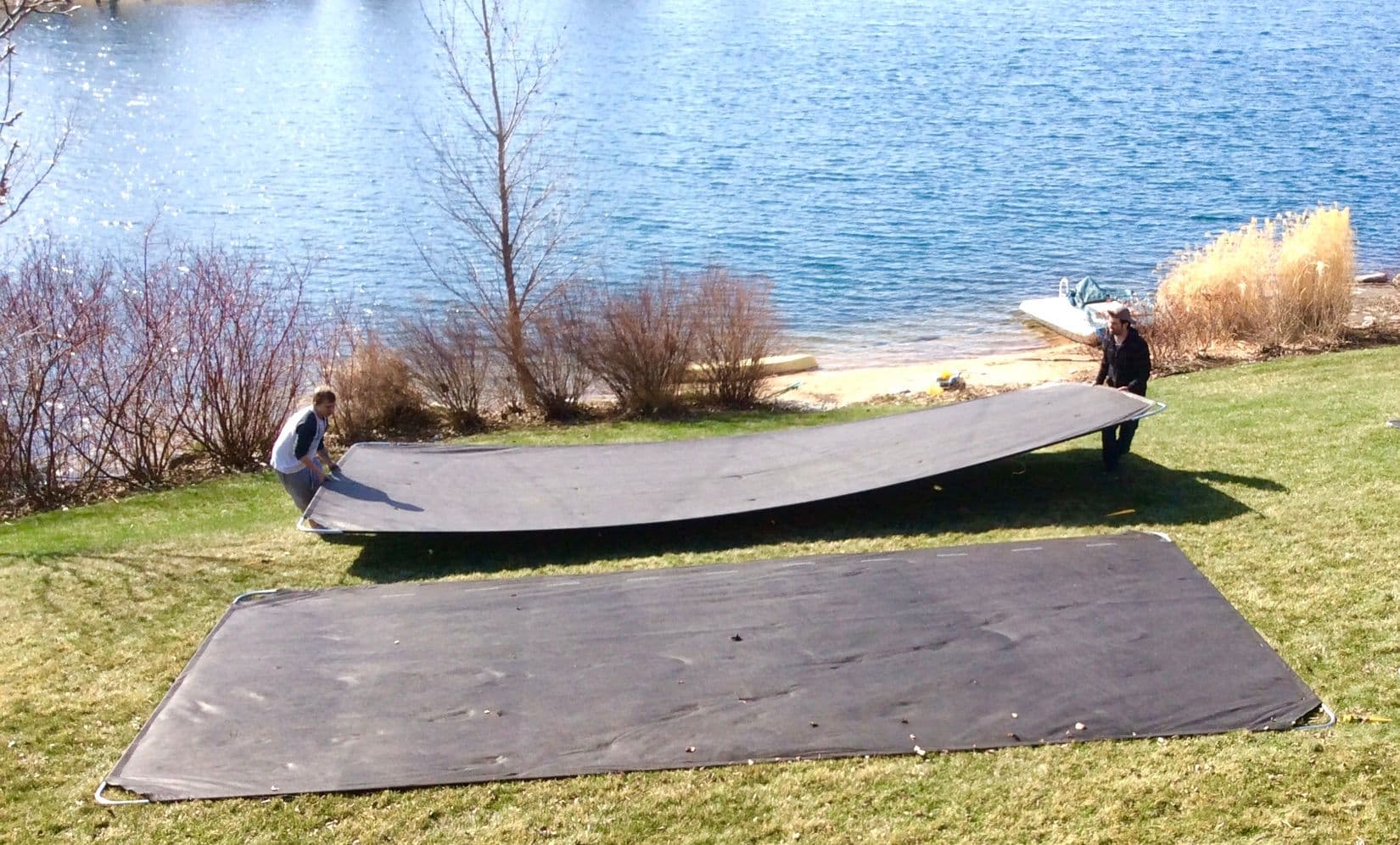 LakeMats are designed to kill the toughest of weeds